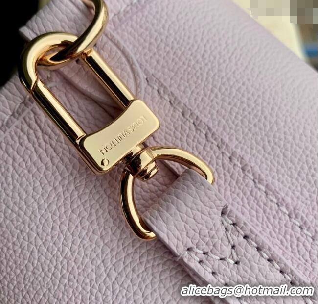 Best Quality Louis Vuitton Neverfull Inside Out BB Tote Bag in Misty Lilac Purple Leather/Monogram Canvas M25656 2025