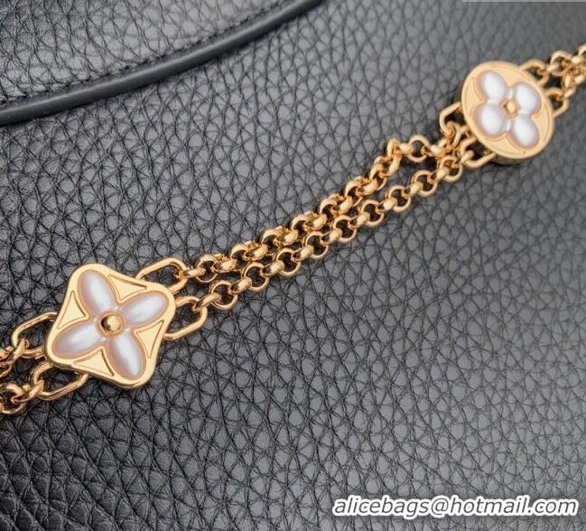 Top Grade Louis Vuitton Capucines BB Bag in Taurillon Leather M25862 Black 2025