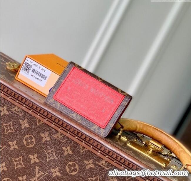 Well Crafted Louis Vuitton Bifold Organizer Wallet in Monogram Canvas M25835 Red 2025