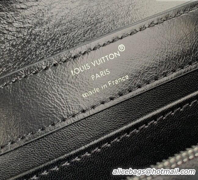 Top Quality Louis Vuitton Capucines East-West Mini Bag in Leather M25473 Black 2025