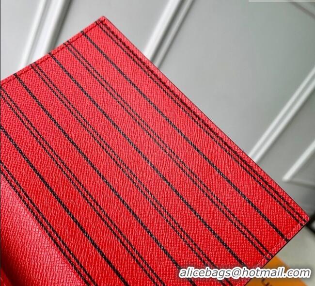 Promotional Louis Vuitton Passport Cover Monogram Canvas M25918 Red 2025