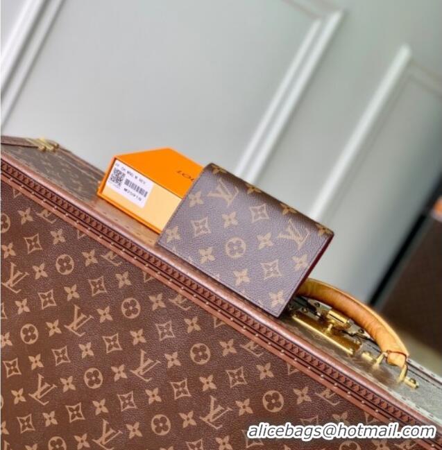 Promotional Louis Vuitton Passport Cover Monogram Canvas M25918 Red 2025