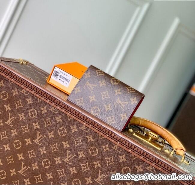 Promotional Louis Vuitton Passport Cover Monogram Canvas M25918 Red 2025