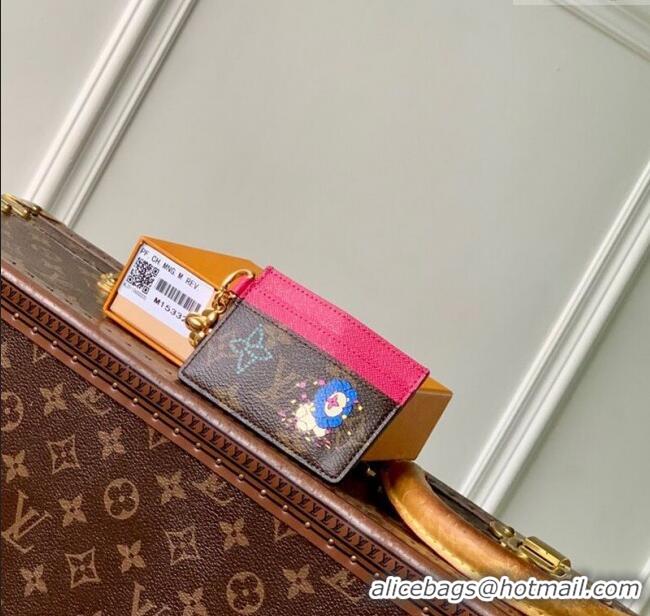 Good Product Louis Vuitton LV Charms Card Holder Wallet Vivienne Winter Holiday/Pink M15332 2025