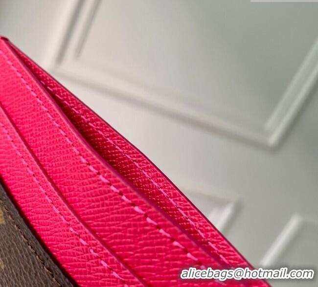 Good Product Louis Vuitton LV Charms Card Holder Wallet Vivienne Winter Holiday/Pink M15332 2025