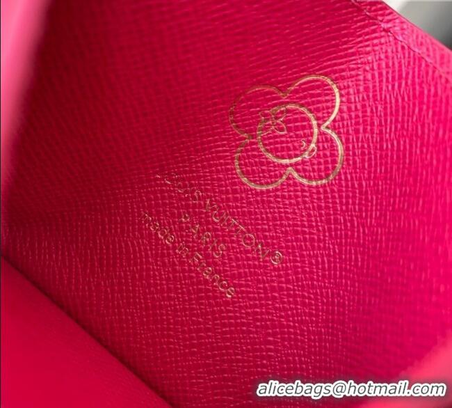 Good Product Louis Vuitton LV Charms Card Holder Wallet Vivienne Winter Holiday/Pink M15332 2025