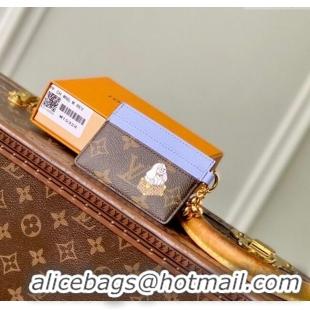 Top Design Louis Vuitton LV Charms Card Holder Wallet Vivienne Mascot/Blue M15324 2025