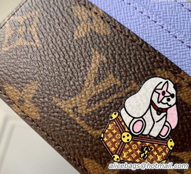 Top Design Louis Vuitton LV Charms Card Holder Wallet Vivienne Mascot/Blue M15324 2025