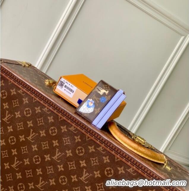 Top Design Louis Vuitton LV Charms Card Holder Wallet Vivienne Mascot/Blue M15324 2025