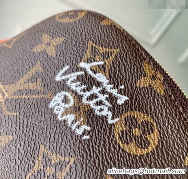 Luxury Discount Louis Vuitton Cosmetic Pouch PM Vivienne/Fuchsia Pink M15359 2025