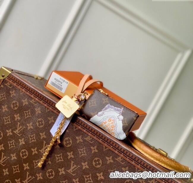 Top Grade Louis Vuitton Phone Holder with Cat Print M25919 2025