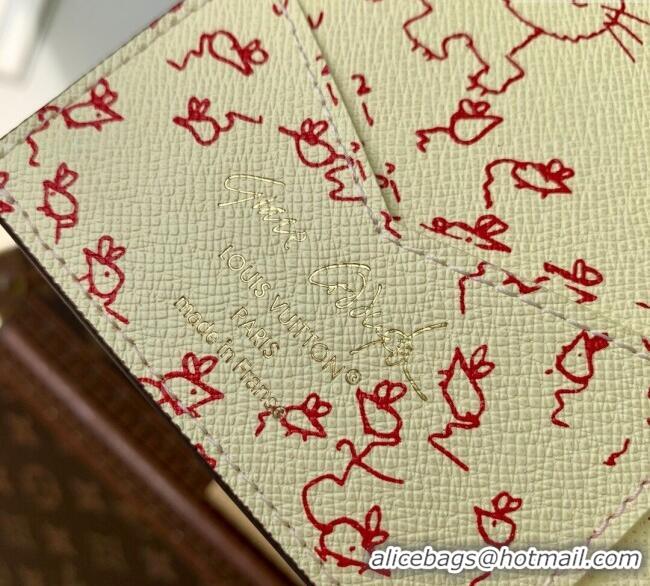 Famous Brand Louis Vuitton Passport Cover with Cat Print M25753 2025
