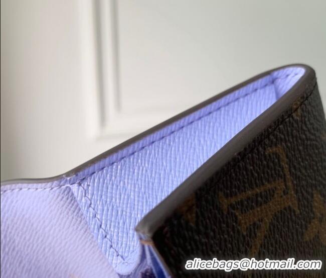 Well Crafted Louis Vuitton Rosalie Coin Purse Wallet in Vivenne Winter Holiday/Monogram Blue Frost M15323 2025