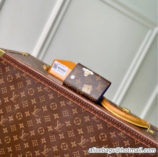 Well Crafted Louis Vuitton Rosalie Coin Purse Wallet in Vivenne Winter Holiday/Monogram Blue Frost M15323 2025