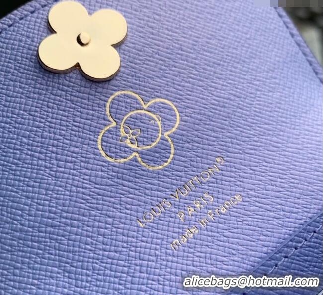 Well Crafted Louis Vuitton Rosalie Coin Purse Wallet in Vivenne Winter Holiday/Monogram Blue Frost M15323 2025