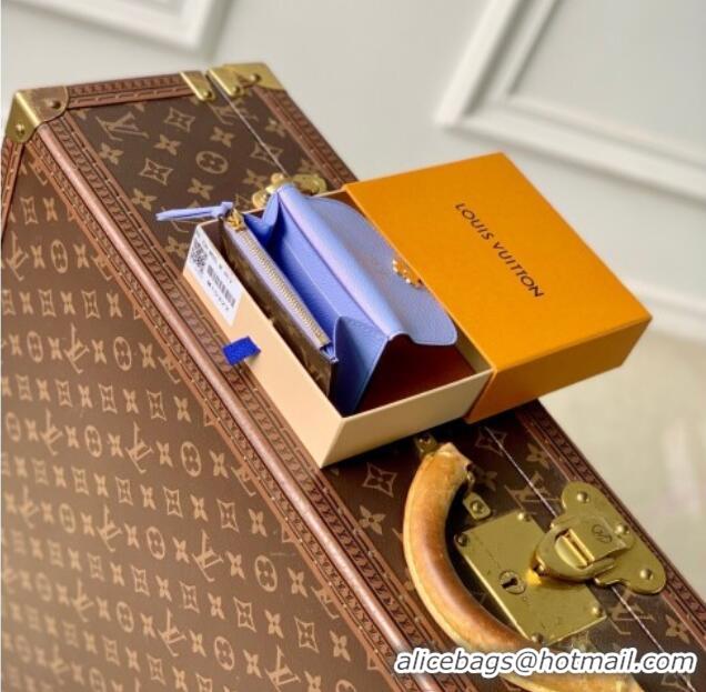 Well Crafted Louis Vuitton Rosalie Coin Purse Wallet in Vivenne Winter Holiday/Monogram Blue Frost M15323 2025