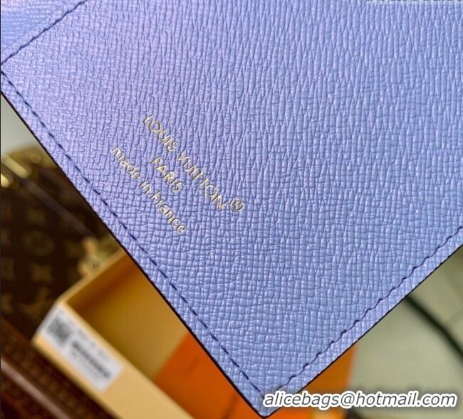 Promotional Louis Vuitton Passport Cover Vivienne/Monogram Blue Frost M15320 2025