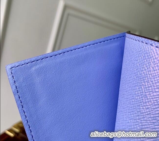 Promotional Louis Vuitton Passport Cover Vivienne/Monogram Blue Frost M15320 2025