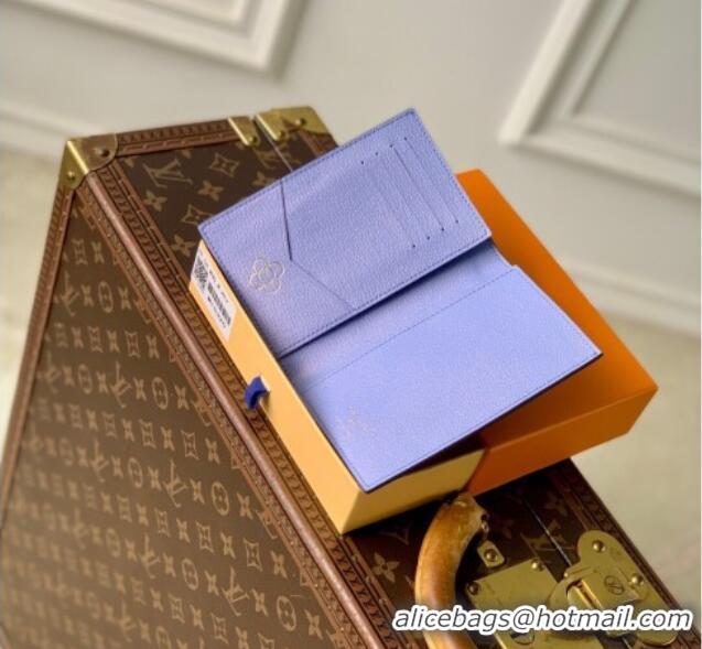 Promotional Louis Vuitton Passport Cover Vivienne/Monogram Blue Frost M15320 2025