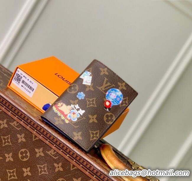 Promotional Louis Vuitton Passport Cover Vivienne/Monogram Blue Frost M15320 2025