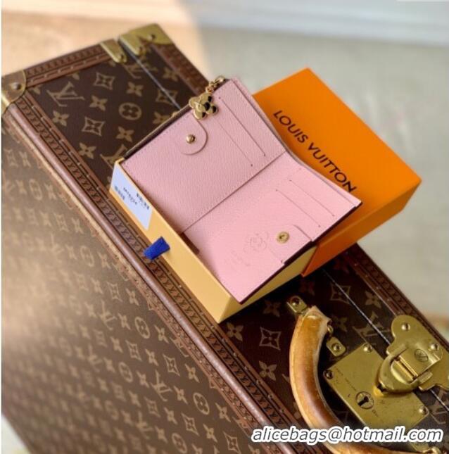 Low Price Louis Vuitton Vivienne Winter Holiday Lisa Wallet Monogram Canvas/Snowy Pearl Pink M15334 2025