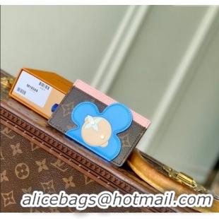 Super Quality Louis Vuitton Vivienne Card Holder Monogram Canvas/Snowy Pearl Pink M15345 2025
