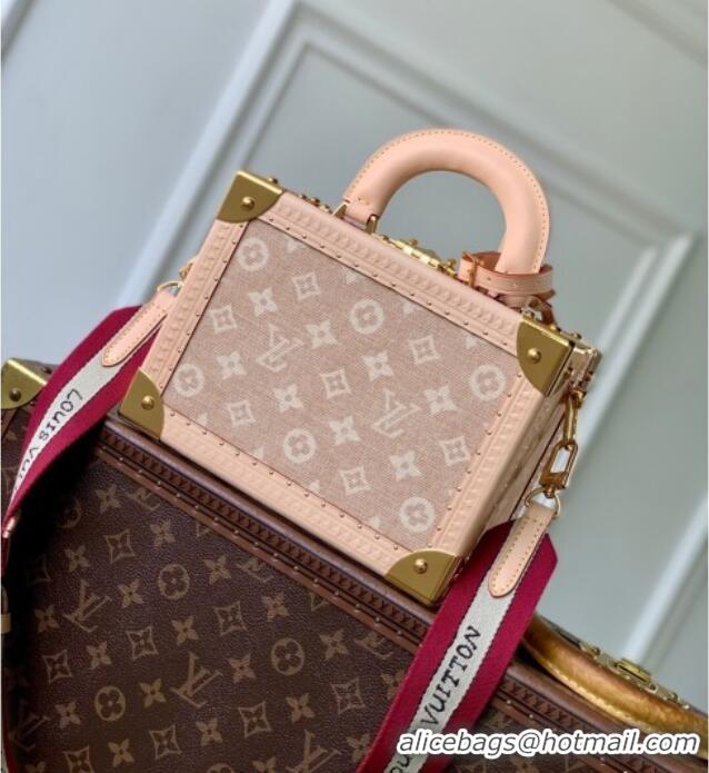 Top Grade Louis Vuitton Petite Valise Box Bag in Beige Meowgram Canvas M14592 2025