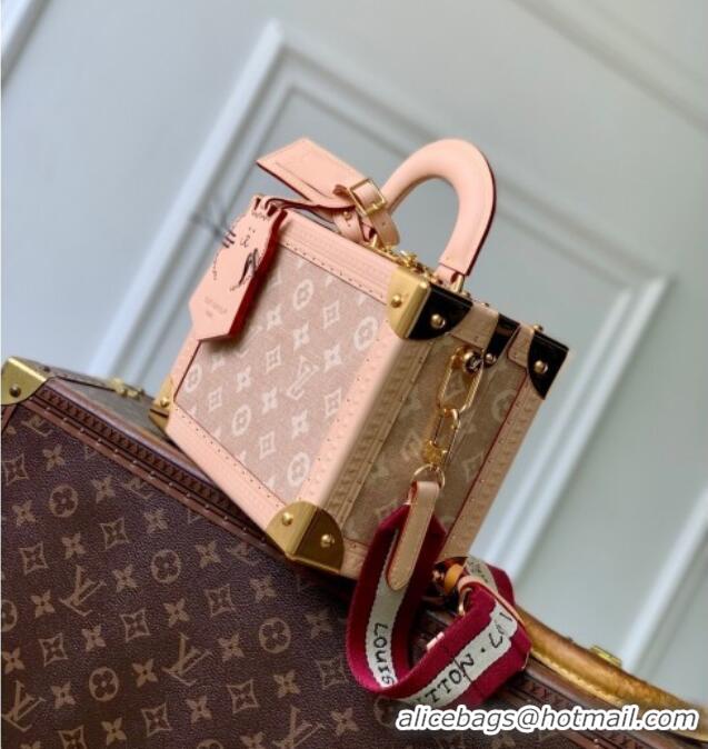 Top Grade Louis Vuitton Petite Valise Box Bag in Beige Meowgram Canvas M14592 2025