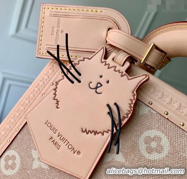 Top Grade Louis Vuitton Petite Valise Box Bag in Beige Meowgram Canvas M14592 2025