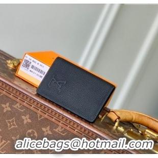 Good Product Louis Vuitton Pocket Organizer Wallet in Waxy calfskin leather M25951 Black 2025