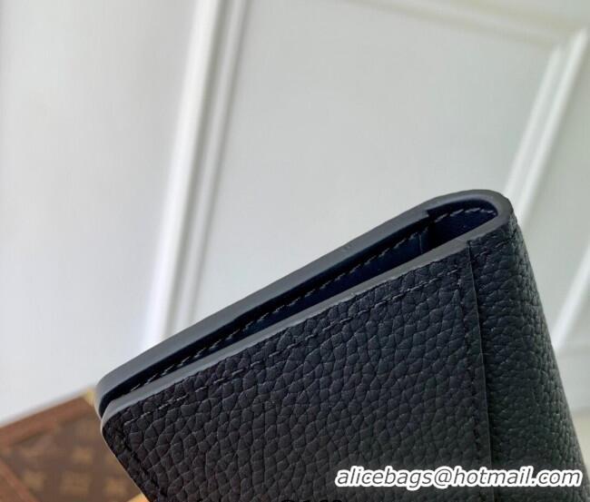 Good Product Louis Vuitton Pocket Organizer Wallet in Waxy calfskin leather M25951 Black 2025