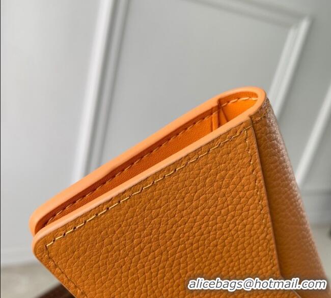 Shop Grade Louis Vuitton Pocket Organizer Wallet in Waxy calfskin leather M25952 Yellow 2025