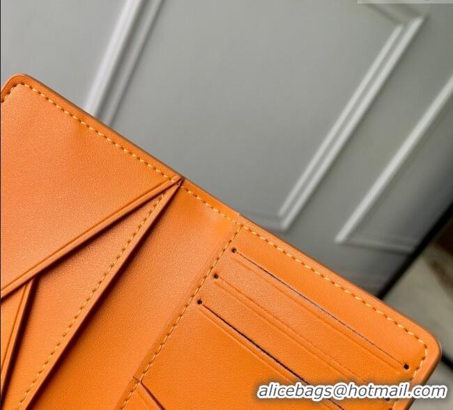 Shop Grade Louis Vuitton Pocket Organizer Wallet in Waxy calfskin leather M25952 Yellow 2025