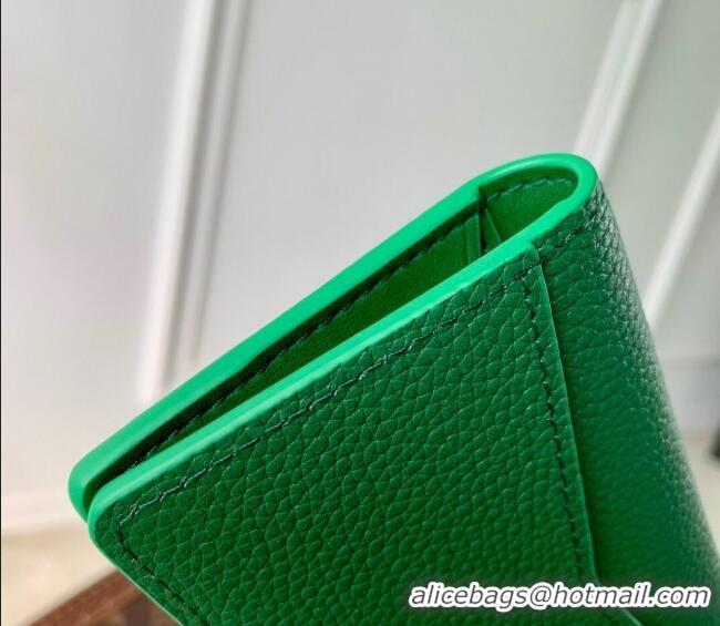 Pretty Style Louis Vuitton Pocket Organizer Wallet in Waxy calfskin leather 25117 Green 2025