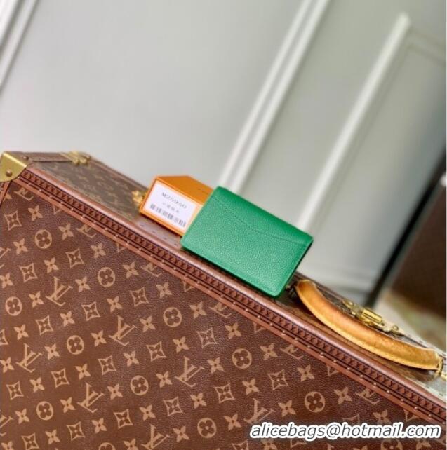 Pretty Style Louis Vuitton Pocket Organizer Wallet in Waxy calfskin leather 25117 Green 2025