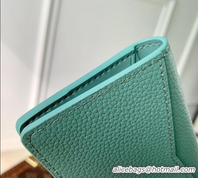 Shop Discount Louis Vuitton Pocket Organizer Wallet in Waxy calfskin leather M25953 Blue 2025