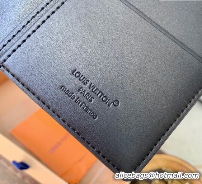 Traditional Discount Louis Vuitton Brazza Wallet in Grained Leather M83126 Black 2025