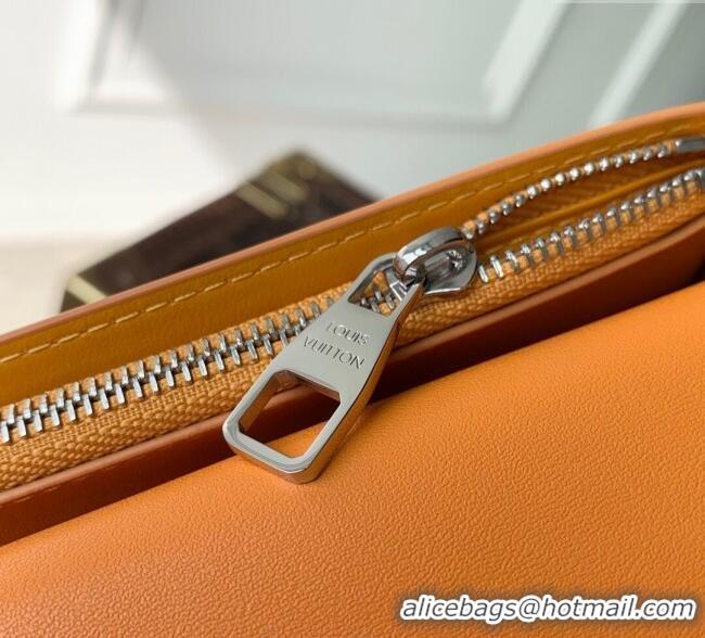 Buy Fashionable Louis Vuitton Brazza Wallet in Grained Leather M25940 Yellow 2025