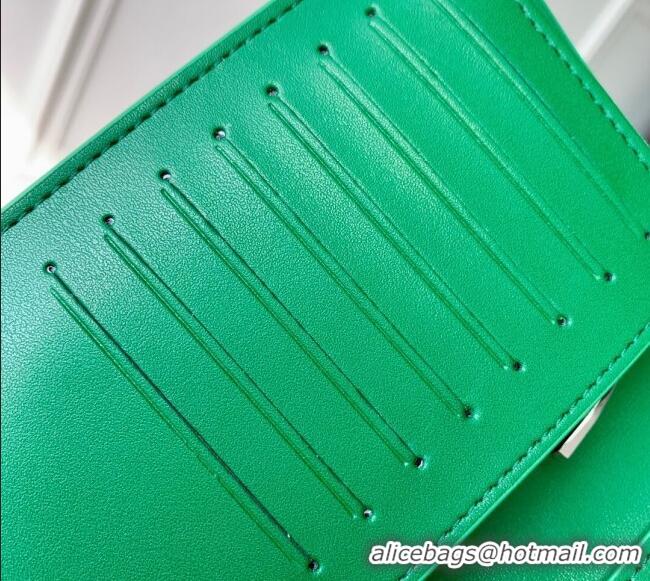 Grade Quality Louis Vuitton Brazza Wallet in Grained Leather M25942 Green 2025