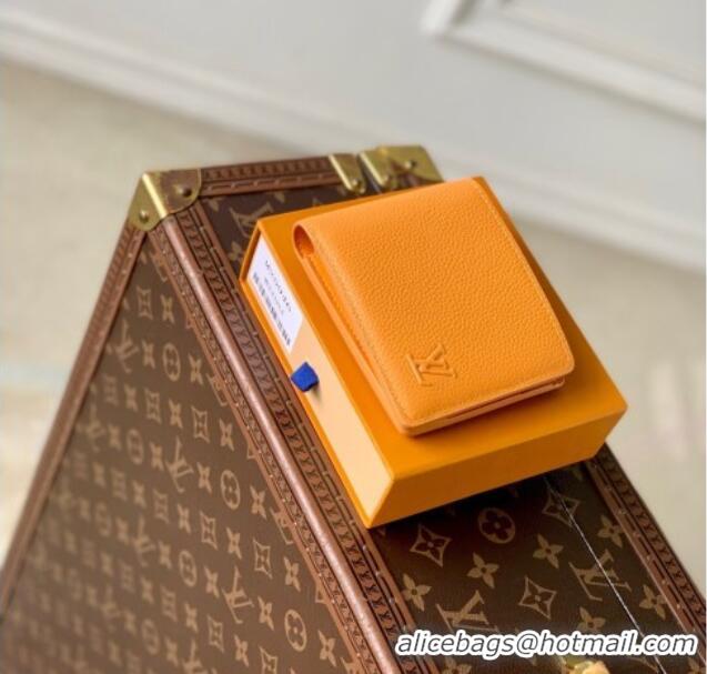 ​Buy Inexpensive Louis Vuitton Multiple Wallet in Waxy calfskin M25946 Yellow 2025