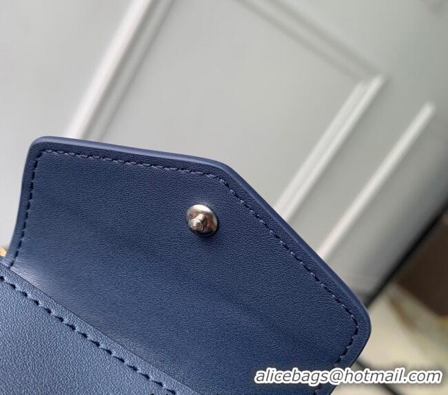 Best Price Louis Vuitton Marco Wallet in Waxy calfskin M25982 Navy Blue 2025