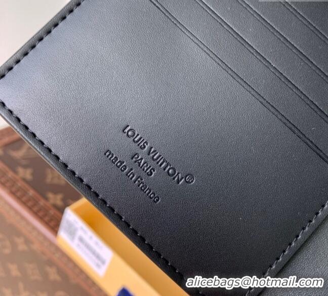 Affordable Price Louis Vuitton Marco Wallet in Waxy calfskin M25944 Black 2025