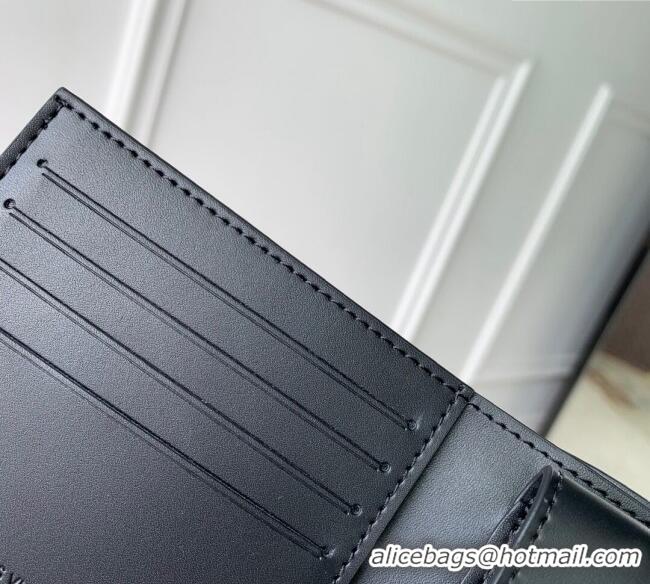 Affordable Price Louis Vuitton Marco Wallet in Waxy calfskin M25944 Black 2025