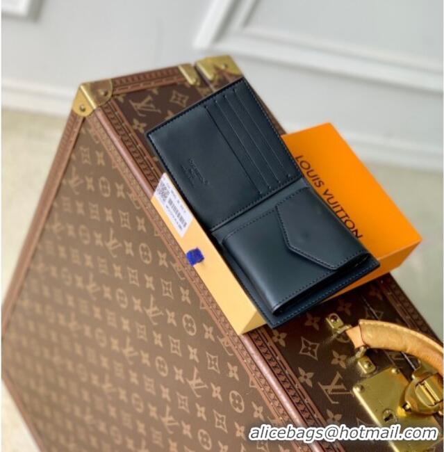 Affordable Price Louis Vuitton Marco Wallet in Waxy calfskin M25944 Black 2025
