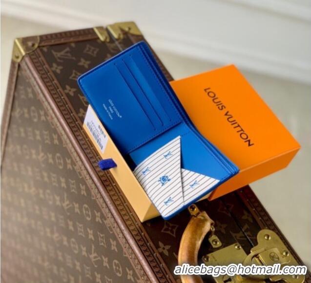 Affordable Price Louis Vuitton Multiple Wallet in Epi Leather M25801 Blue 2025