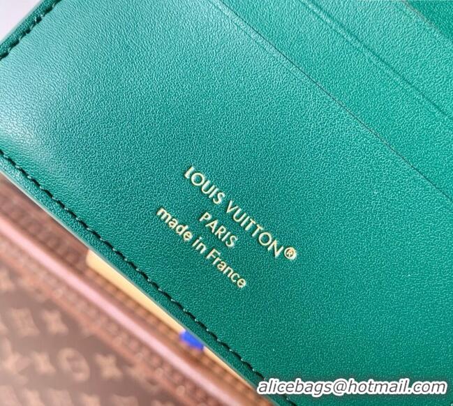 Top Design Louis Vuitton Multiple Wallet in Epi Leather M25801 Green 2025