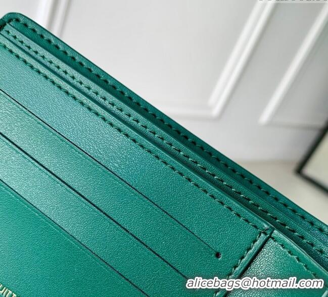 Top Design Louis Vuitton Multiple Wallet in Epi Leather M25801 Green 2025