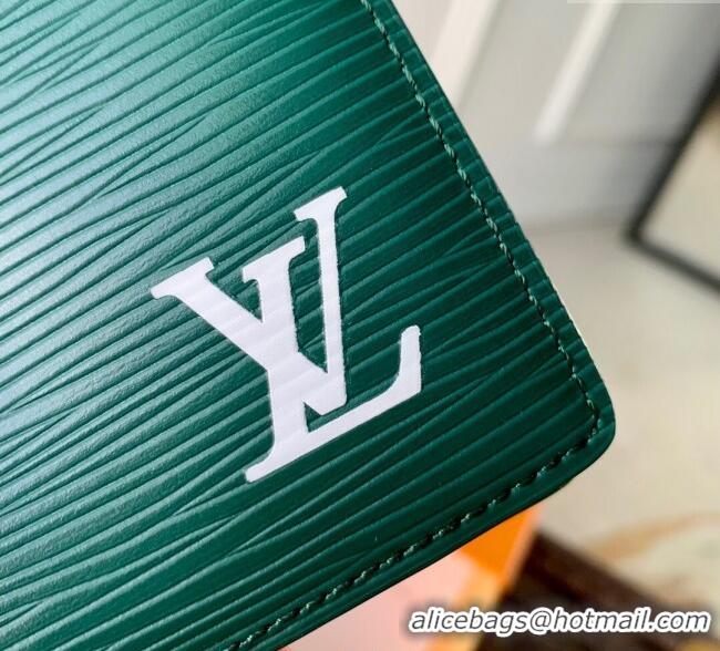 Reasonable Price Louis Vuitton Pocket Organizer Wallet in Epi Leather M25797 Green 2025
