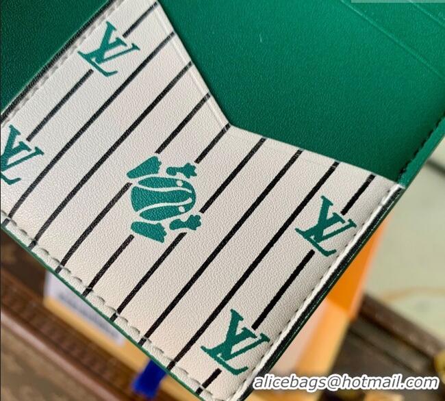 Reasonable Price Louis Vuitton Pocket Organizer Wallet in Epi Leather M25797 Green 2025