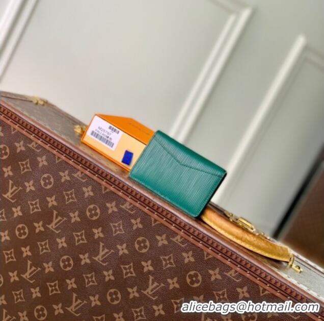 Reasonable Price Louis Vuitton Pocket Organizer Wallet in Epi Leather M25797 Green 2025